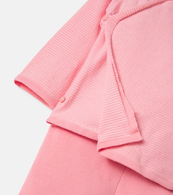 Baby Anisa cotton shirt and pants set | Bonpoint