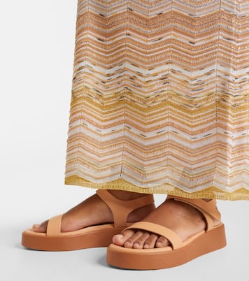 Plateausandalen aus Leder | Ancient Greek Sandals