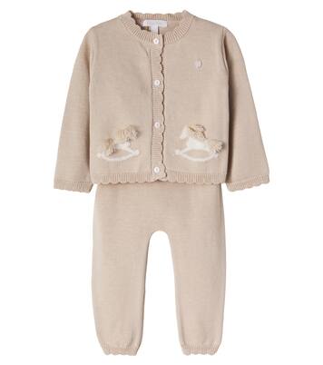 Bebé - set de cárdigan y pantalones de algodón | Patachou