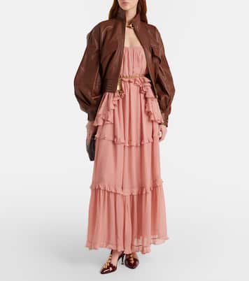 Chaqueta bomber Luna de piel | Zimmermann