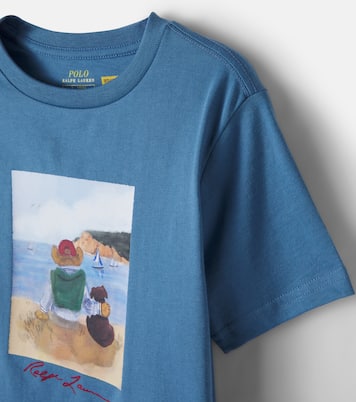 Polo Bear 코튼 저지 티셔츠 | Polo Ralph Lauren Kids