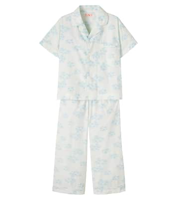 Set Blossoms aus Hemd und Hose aus Baumwolle | Tinycottons