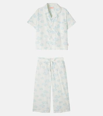 Set Blossoms aus Hemd und Hose aus Baumwolle | Tinycottons