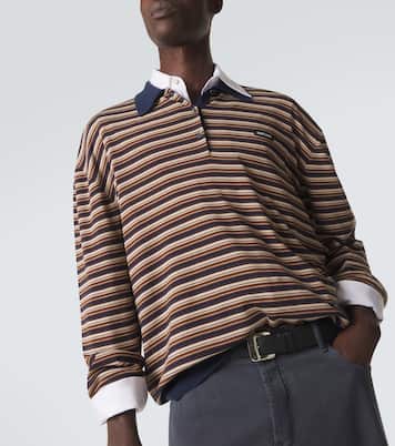 Polo rayé en laine vierge | Miu Miu