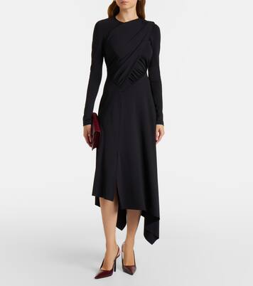 Abito a portafoglio in jersey | Victoria Beckham