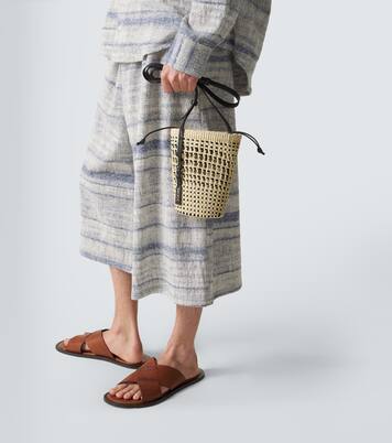 Paula's Ibiza Braid woven bucket bag | Loewe