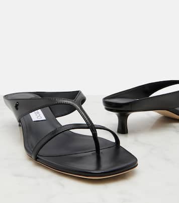 Emery leather thong sandals | Jimmy Choo