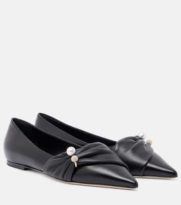 Verzierte Ballerinas Rafi aus Leder | Jimmy Choo
