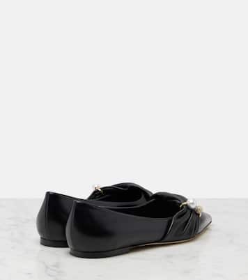Verzierte Ballerinas Rafi aus Leder | Jimmy Choo