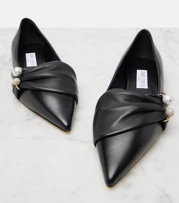 Verzierte Ballerinas Rafi aus Leder | Jimmy Choo