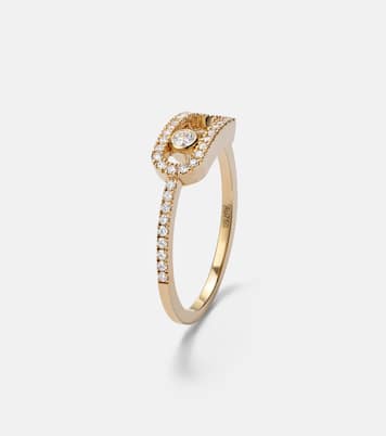 Move Uno 18kt gold ring with diamonds | Messika