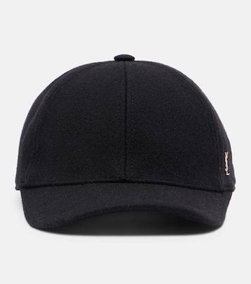 Cassandre felted baseball cap  | Saint Laurent