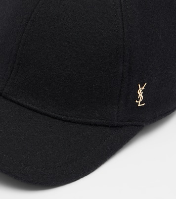 Cassandre felted baseball cap  | Saint Laurent