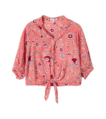 Azia floral shirt | Poupette St Barth Kids