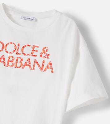 Logo cotton jersey T-shirt | Dolce&Gabbana Kids