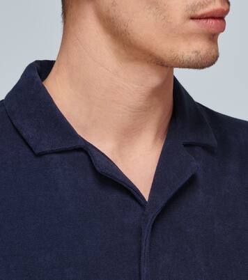 Cotton terry shirt | Sunspel