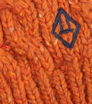 Cable-knit wool-blend beanie | The Animals Observatory