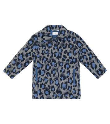 Leopard-print wool and cotton-blend coat | Paade Mode