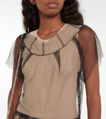 Maxikleid aus Mesh | Maison Margiela