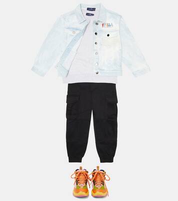 Colorblocked high-top sneakers | Stella McCartney Kids