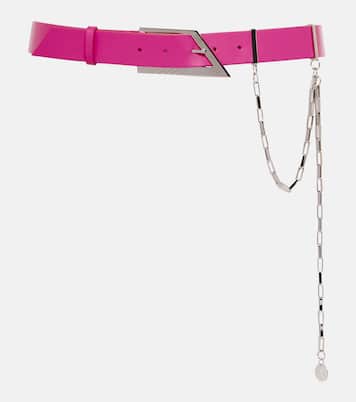 Cintura in pelle con catena | The Attico