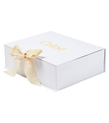 Baby - Body, gilet e shorts in misto cotone | Chloé Kids