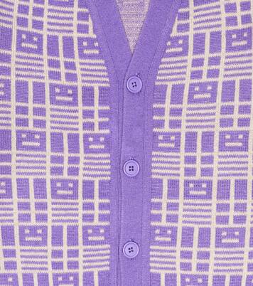 Cardigan Face aus Wolle | Acne Studios Kids