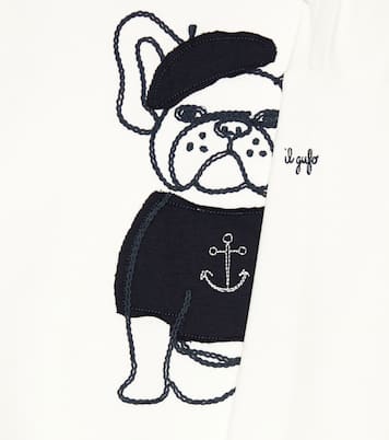 엠브로이더리 코튼 스웨트셔츠 | Il Gufo