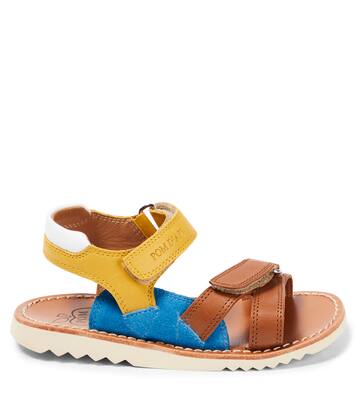 Waff Jimy suede and leather sandals | Pom d'Api