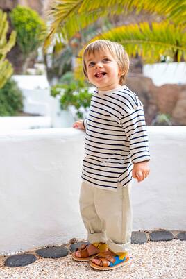 Waff Jimy suede and leather sandals | Pom d'Api