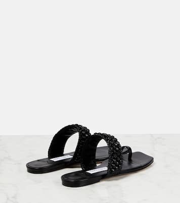 Sandalen Amoure Flat aus Raffiabast | Jimmy Choo