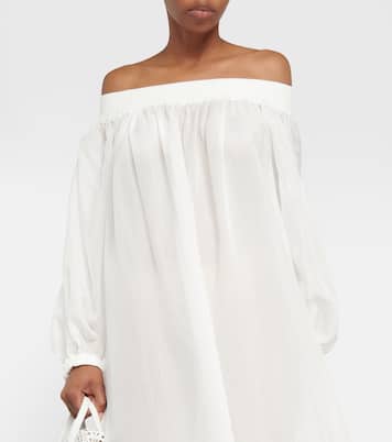 Off-Shoulder-Maxikleid | Alaïa