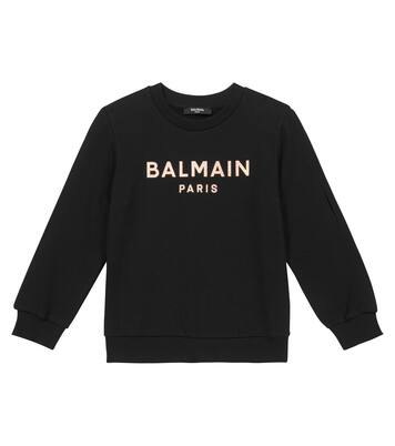 Sweat-shirt en coton à logo | Balmain Kids
