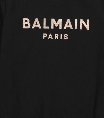 Sweat-shirt en coton à logo | Balmain Kids