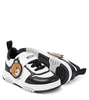 Baskets Teddy Bear en cuir | Moschino Kids