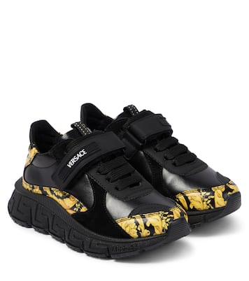 Trigreca leather sneakers | Versace Kids