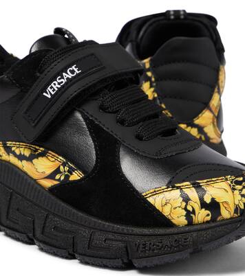 Trigreca leather sneakers | Versace Kids