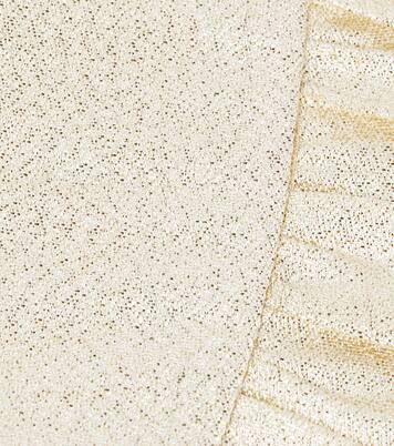 Ruffled metallic collar  | Paade Mode