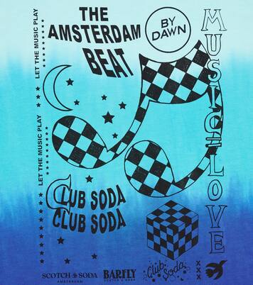 T-shirt imprimé en coton | Scotch & Soda Kids