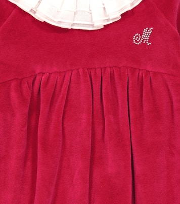 Baby Strampler aus Samt | Monnalisa