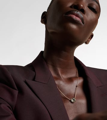 18kt rose gold necklace with prasiolite and diamonds  | Bucherer Fine Jewellery