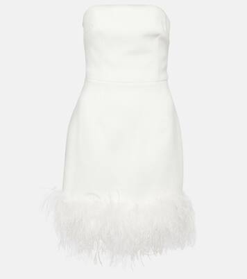 Bridal Minikleid Evelyn mit Federn | Rebecca Vallance