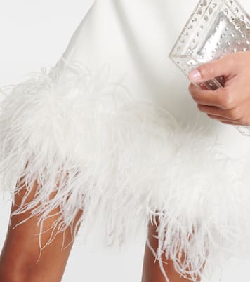 Bridal Minikleid Evelyn mit Federn | Rebecca Vallance