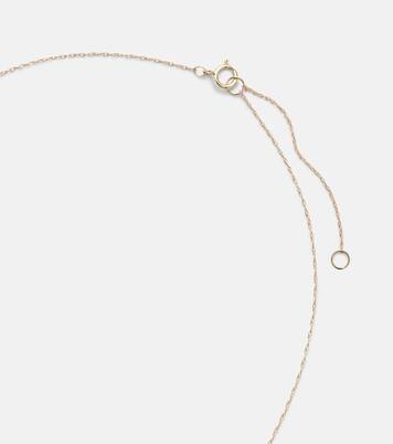 10kt yellow gold necklace with diamonds | Stone and Strand