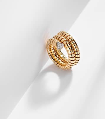 Ring Trisola aus 18kt Gelbgold mit Diamanten | Marina B