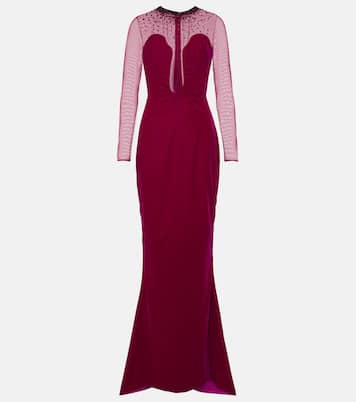 Verzierte Robe aus Samt | Miss Sohee