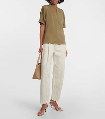 Bluse aus Satin | Vince