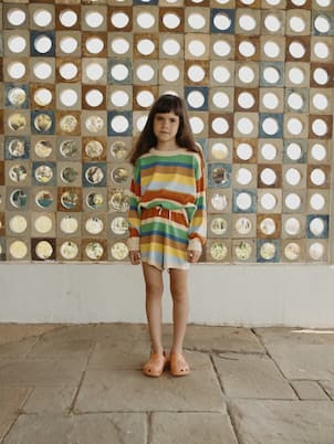 Striped cotton sweater | Tinycottons