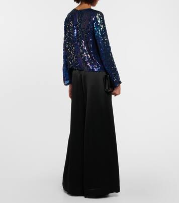 Evie sequined top | Velvet