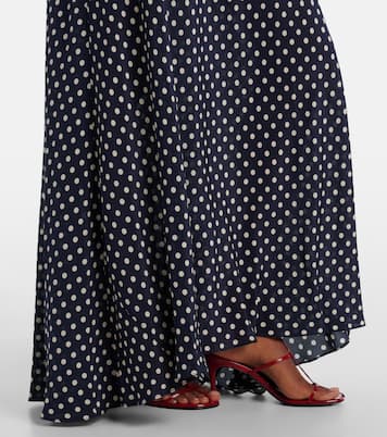 Emory polka-dot silk maxi dress | Rixo
